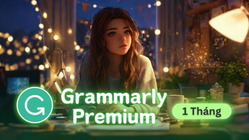 Grammarly Premium (1 Tháng) - Đánh Bại Lỗi Ngữ Pháp Với Ưu Đãi Đặc Biệt