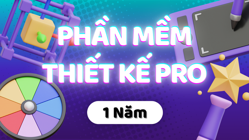 Phần Mềm Thiết Kế Pro (1 Năm) - Sáng Tạo Liên Tục, Thiết Kế Chuyên Nghiệp Cả Năm